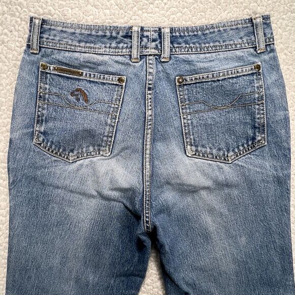 Vintage Jordache Women’s Jeans Size 32 (28x27) High Rise Straight Leg 90s Grunge - Picture 4 of 12